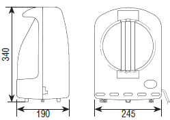 MOEL m-396 rovarcsapda méretei MOEL m-396 rovarcsapda méretei